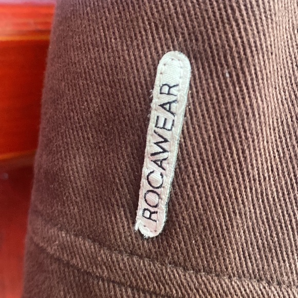 Vintage Rocawear choclate brown denim jacket.3XL - Picture 5 of 7